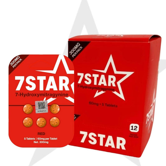 7 Star Red 60mg 7 - Hydroxymitragynine - 7 Star 7 - hydroxymitragynine
