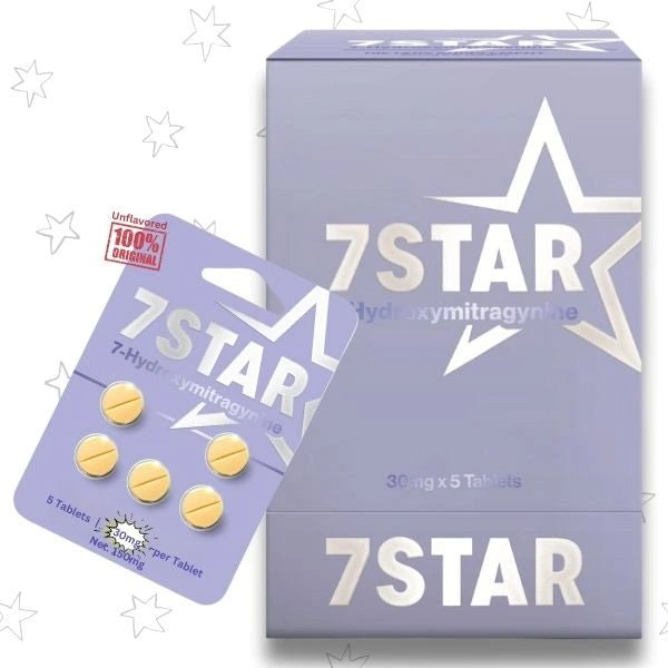 7 Star 7 - Hydroxymitragynine 30mg 5 Count Tablets - 7 Star 7 - hydroxymitragynine