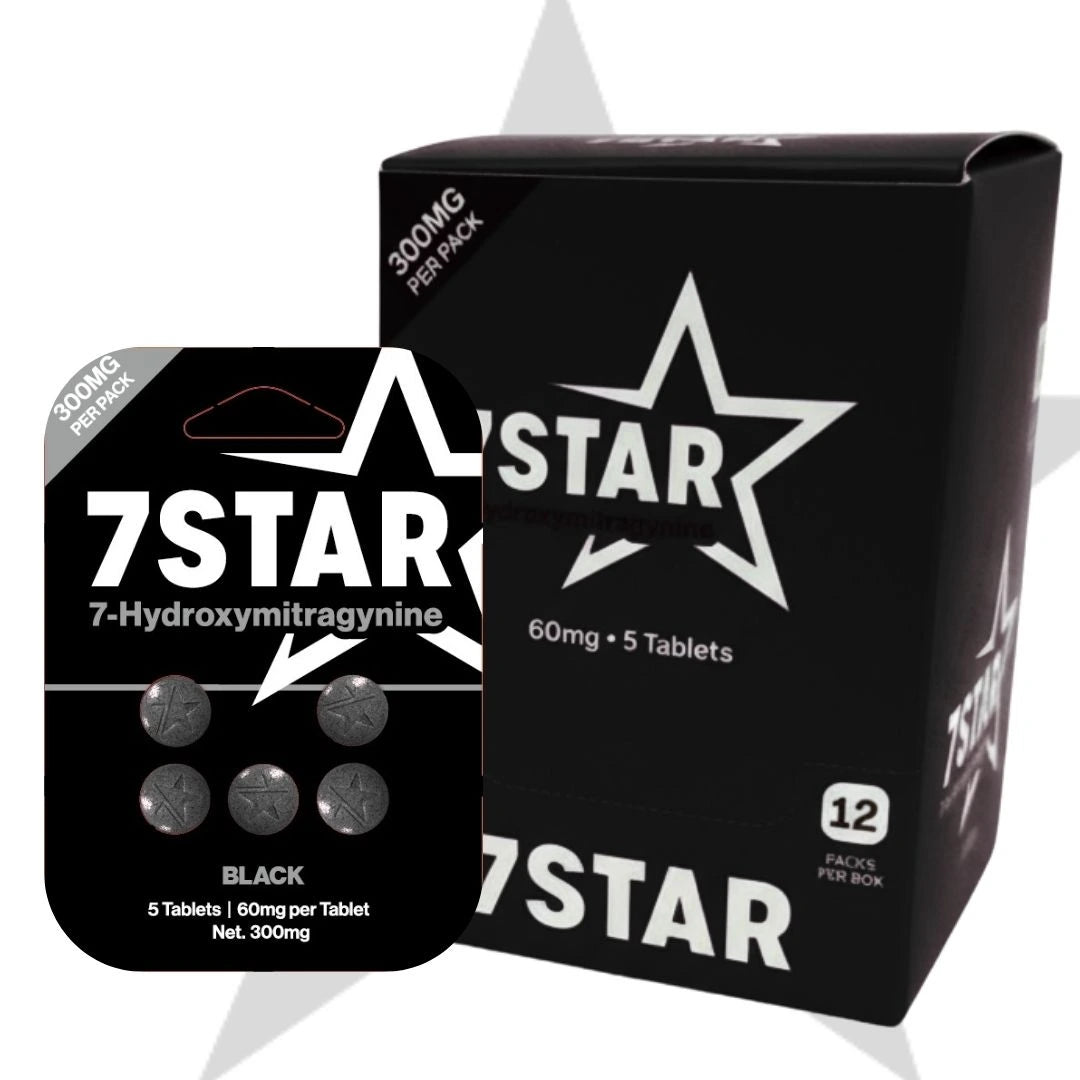 7 Star Black 60mg 7 - Hydroxymitragynine Tablet - 7 Star 7 - hydroxymitragynine
