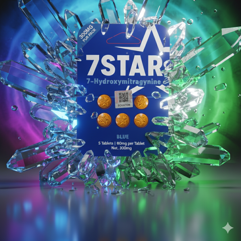 7 Star Blue 60mg 7 - Hydroxymitragynine - 7 Star 7 - hydroxymitragynine