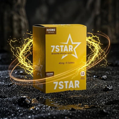 7 STAR Kratom ( Mitragyna Speciosa ) + Boost Extract 5 Count Pack - 7 Star 7 - hydroxymitragynine