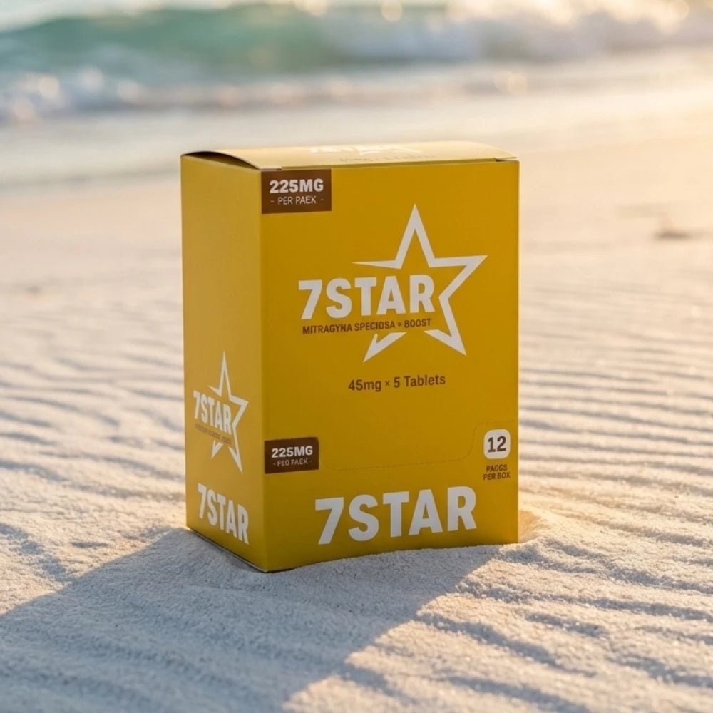 7 STAR Kratom ( Mitragyna Speciosa ) + Boost Extract 5 Count Pack - 7 Star 7 - hydroxymitragynine