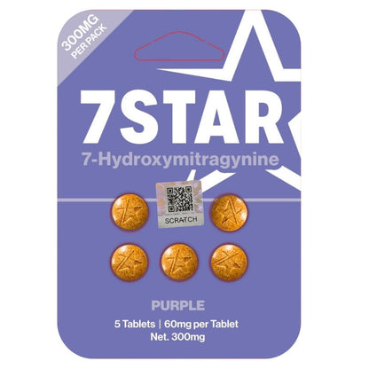 7 Star Purple 60mg 7 - Hydroxymitragynine - 7 Star 7 - hydroxymitragynine