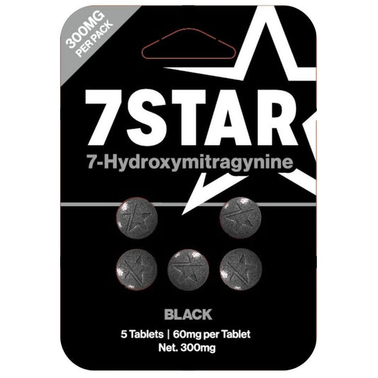7 Star Black 60mg 7 - Hydroxymitragynine Tablet - 7 Star 7 - hydroxymitragynine