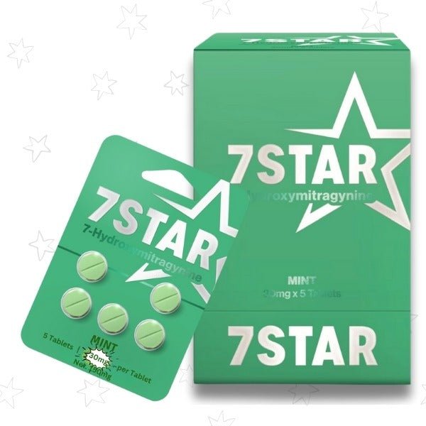 7 Star Mint 7 - Hydroxymitragynine 30mg 5 Count Tablets - 7 Star 7 - hydroxymitragynine