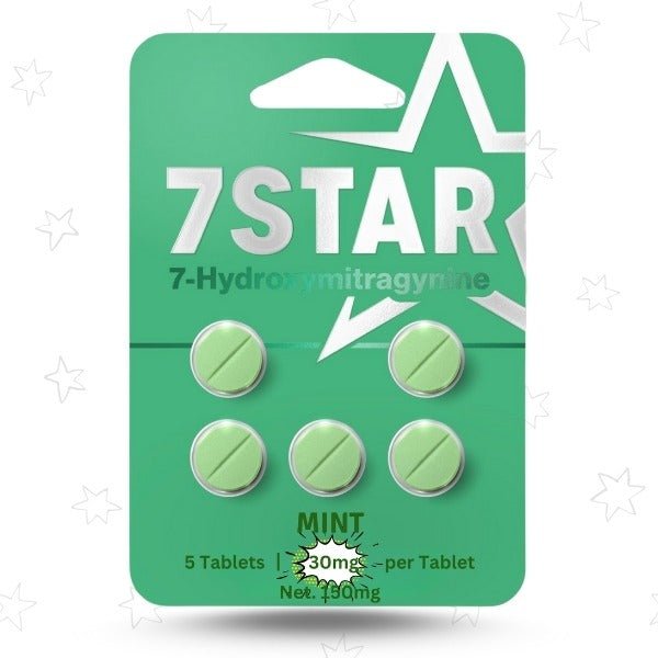 7 Star Mint 7 - Hydroxymitragynine 30mg 5 Count Tablets - 7 Star 7 - hydroxymitragynine