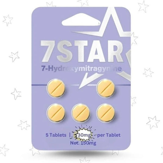 7 Star 7 - Hydroxymitragynine 30mg 5 Count Tablets - 7 Star 7 - hydroxymitragynine