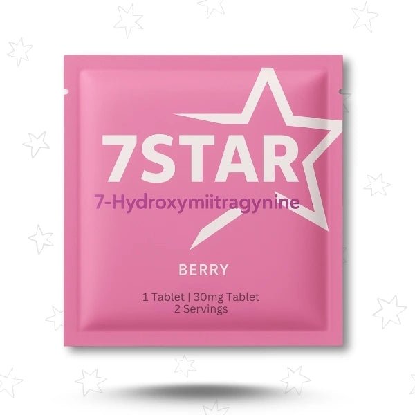 7 Star Berry 7 - Hydroxymitragynine 30mg 5 Count Tablets - 7 Star 7 - hydroxymitragynine