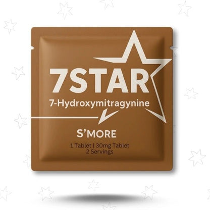 7 Star S'Mores 7 - Hydroxymitragynine 30mg 5 Count Tablets - 7 Star 7 - hydroxymitragynine