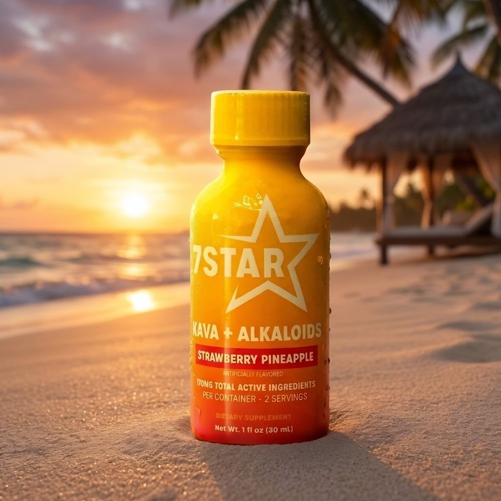 7 STAR Kava Kava Extract Shot - 12 Bottle Display Box - 7 Star 7 - hydroxymitragynine