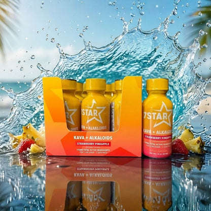 7 STAR Kava Kava Extract Shot - 12 Bottle Display Box - 7 Star 7 - hydroxymitragynine