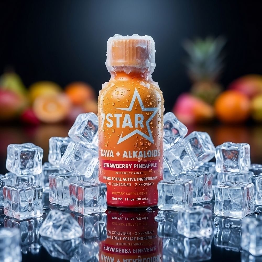 7 STAR Kava Kava Extract Shot - 12 Bottle Display Box - 7 Star 7 - hydroxymitragynine