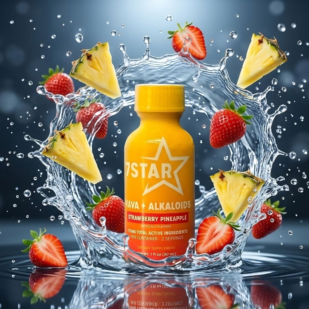 7 STAR Kava Kava Extract Shot - 12 Bottle Display Box - 7 Star 7 - hydroxymitragynine
