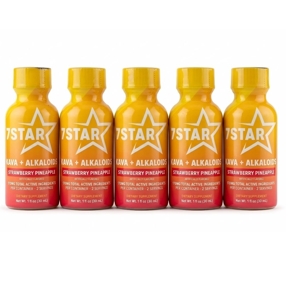 7 STAR Kava Kava Extract Shot - 12 Bottle Display Box - 7 Star 7 - hydroxymitragynine