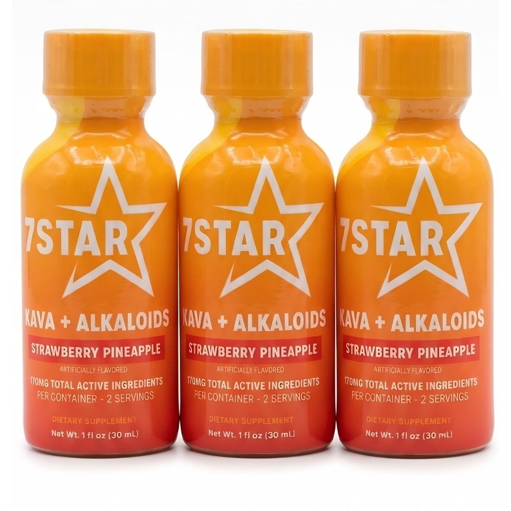 7 STAR Kava Kava Extract Shot - 12 Bottle Display Box - 7 Star 7 - hydroxymitragynine