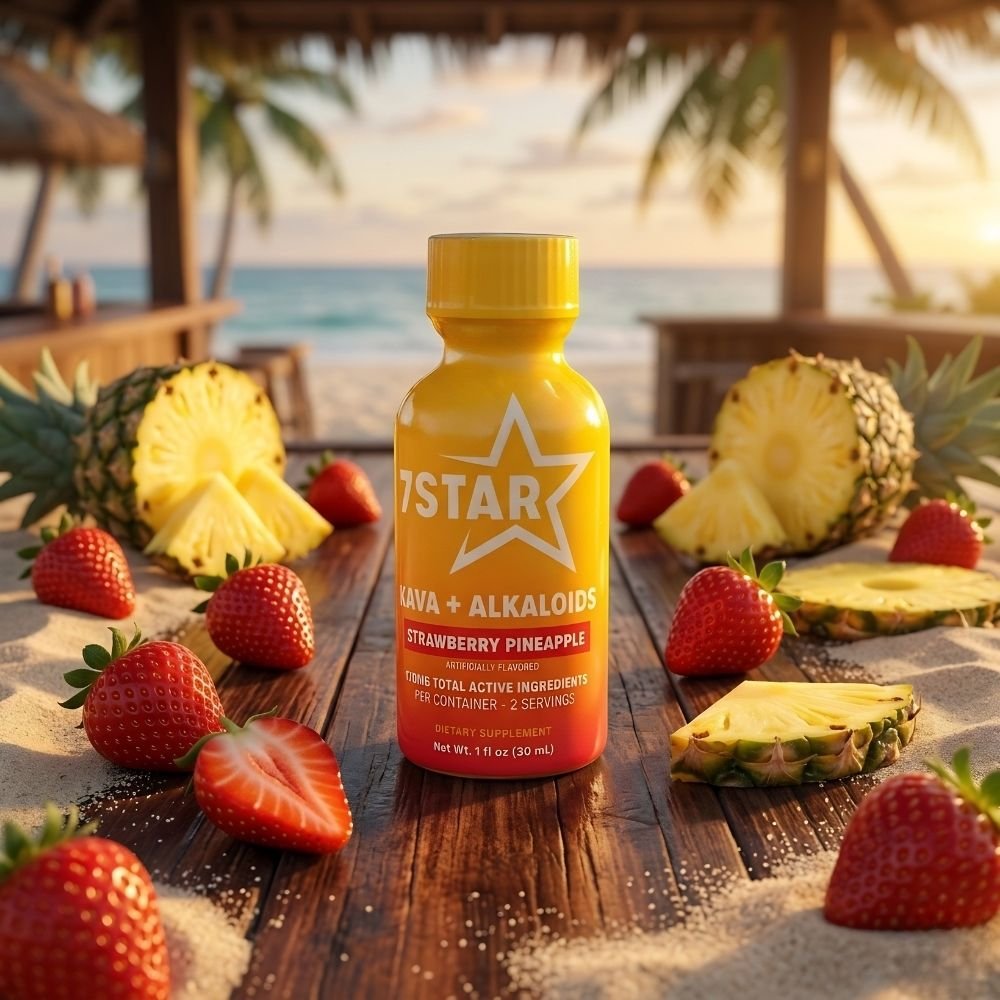 7 STAR Kava Kava Extract Shot - 12 Bottle Display Box - 7 Star 7 - hydroxymitragynine