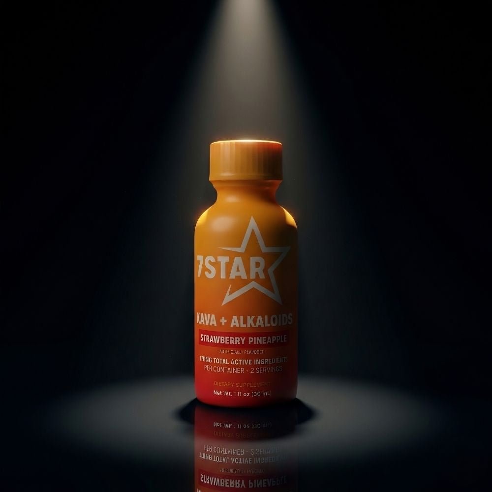 7 STAR Kava Kava Extract Shot - 12 Bottle Display Box - 7 Star 7 - hydroxymitragynine