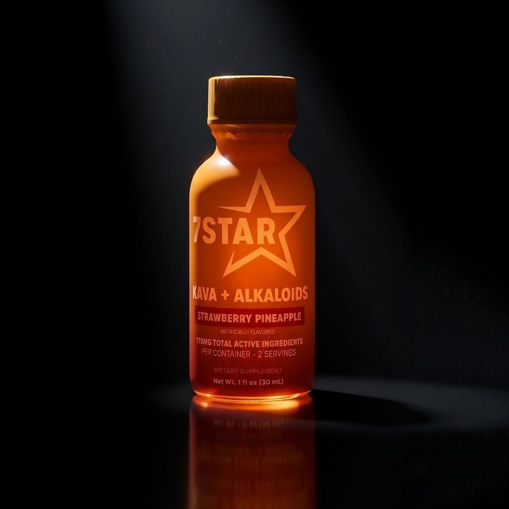 7 STAR Kava Kava Extract Shot - 12 Bottle Display Box - 7 Star 7 - hydroxymitragynine