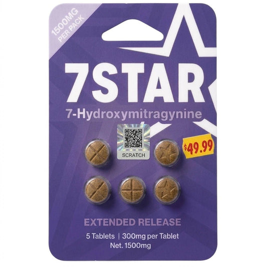 7 STAR Purple 300 Mg 7 - Hydroxymitragynine Tablet - 7 Star 7 - hydroxymitragynine