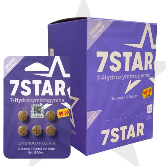 7 STAR Purple 300 Mg 7 - Hydroxymitragynine Tablet - 7 Star 7 - hydroxymitragynine