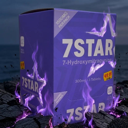 7 STAR Purple 300 Mg 7 - Hydroxymitragynine Tablet - 7 Star 7 - hydroxymitragynine