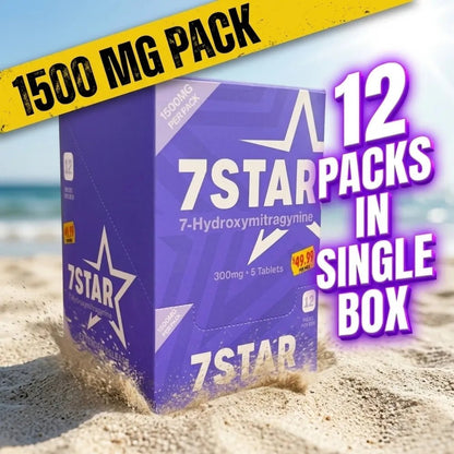 7 STAR Purple 300 Mg 7 - Hydroxymitragynine Tablet - 7 Star 7 - hydroxymitragynine