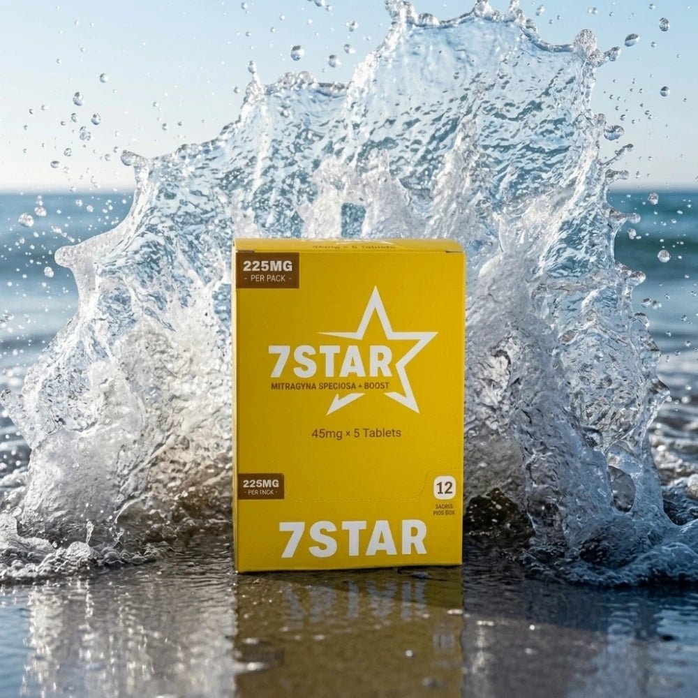 7 STAR Kratom ( Mitragyna Speciosa ) + Boost Extract 5 Count Pack - 7 Star 7 - hydroxymitragynine