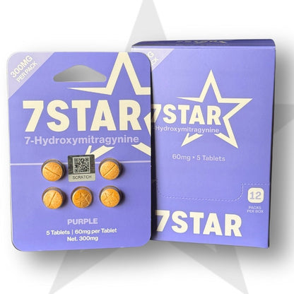 7 Star Purple 60mg 7 - Hydroxymitragynine - 7 Star 7 - hydroxymitragynine