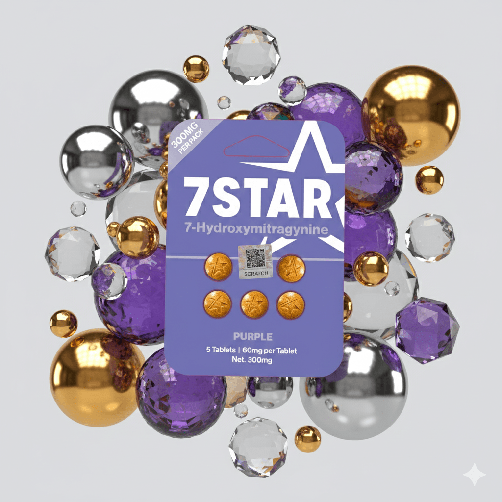7 Star Purple 60mg 7 - Hydroxymitragynine - 7 Star 7 - hydroxymitragynine