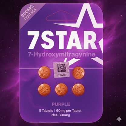7 Star Purple 60mg 7 - Hydroxymitragynine - 7 Star 7 - hydroxymitragynine