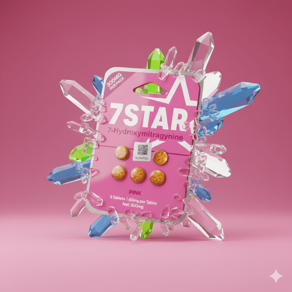 7 Star Pink 60mg 7 - Hydroxymitragynine - 7 Star 7 - hydroxymitragynine